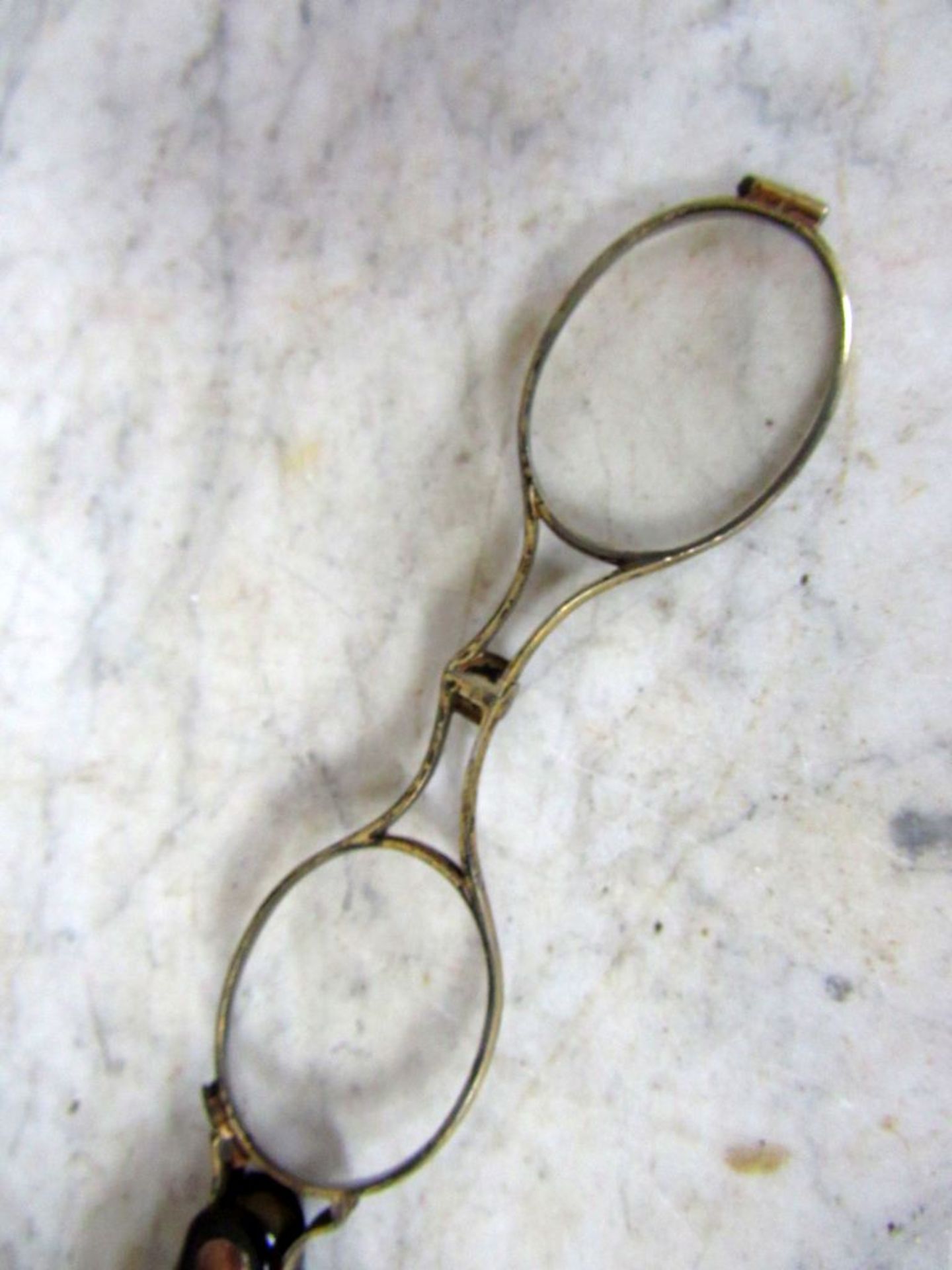 Drei antike Brillen klappbar - Image 4 of 10