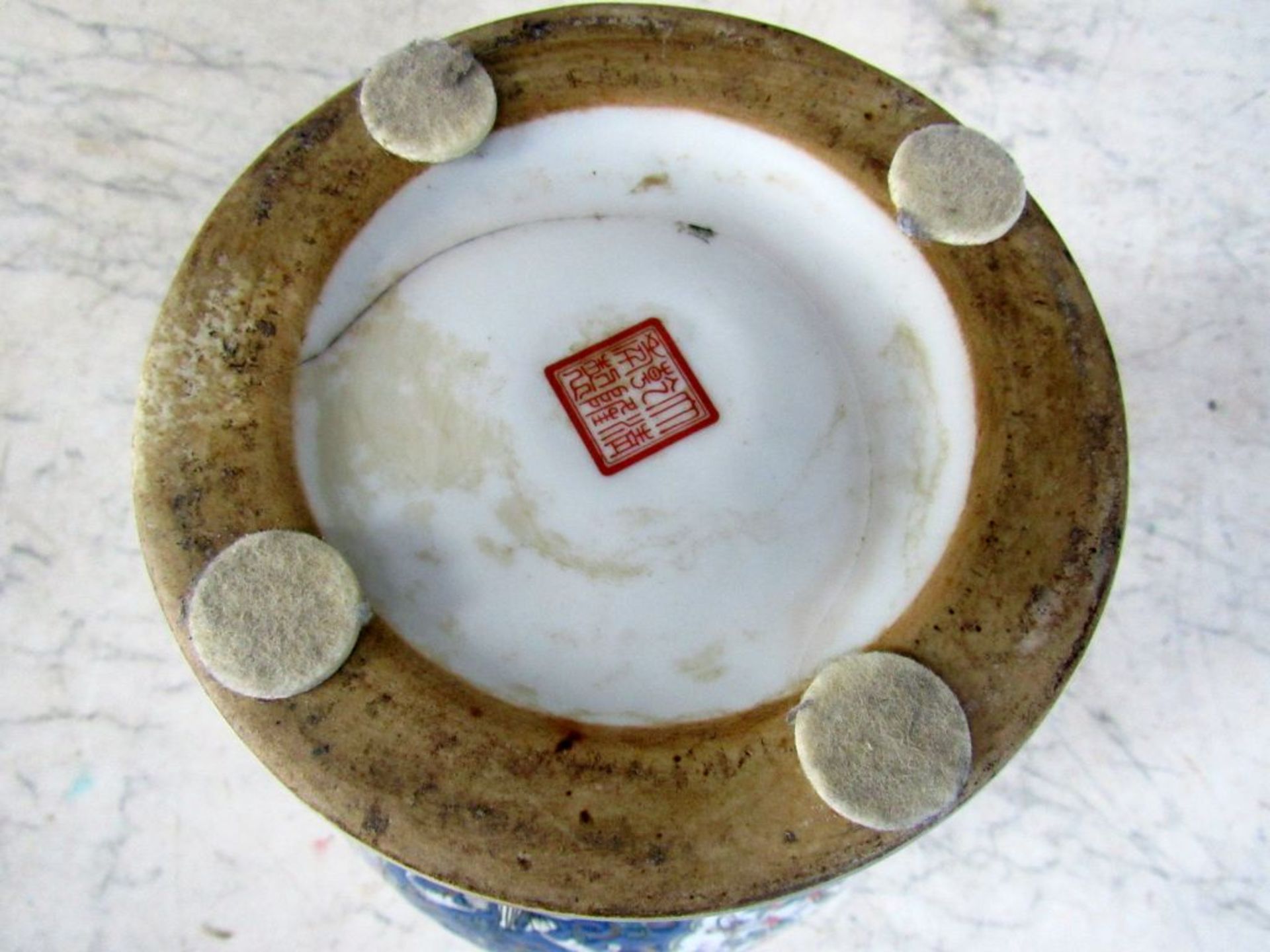 Dekorative Vase China 27cm - Image 8 of 8