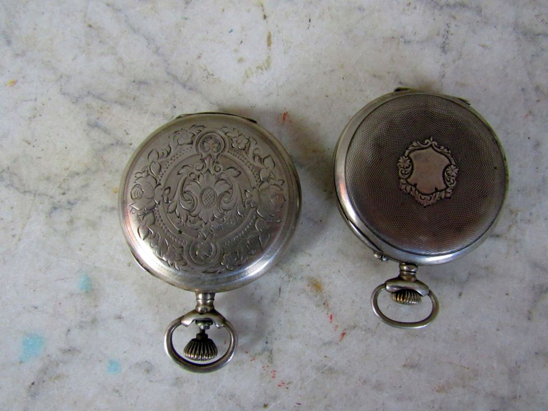 Zwei antike Taschenuhren unter anderem - Image 9 of 9