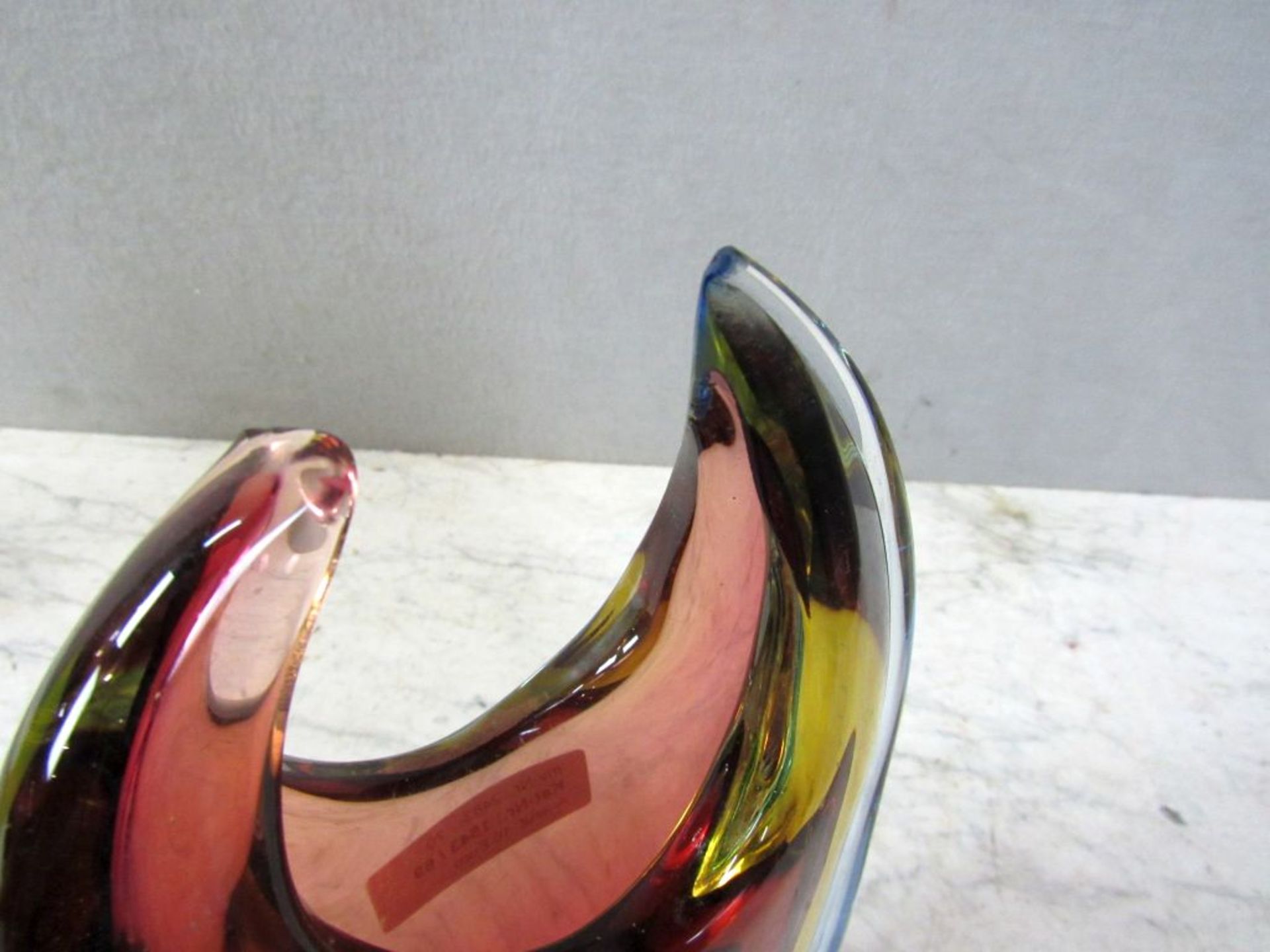 Glasvase wohl Murano 25cm - Image 6 of 8