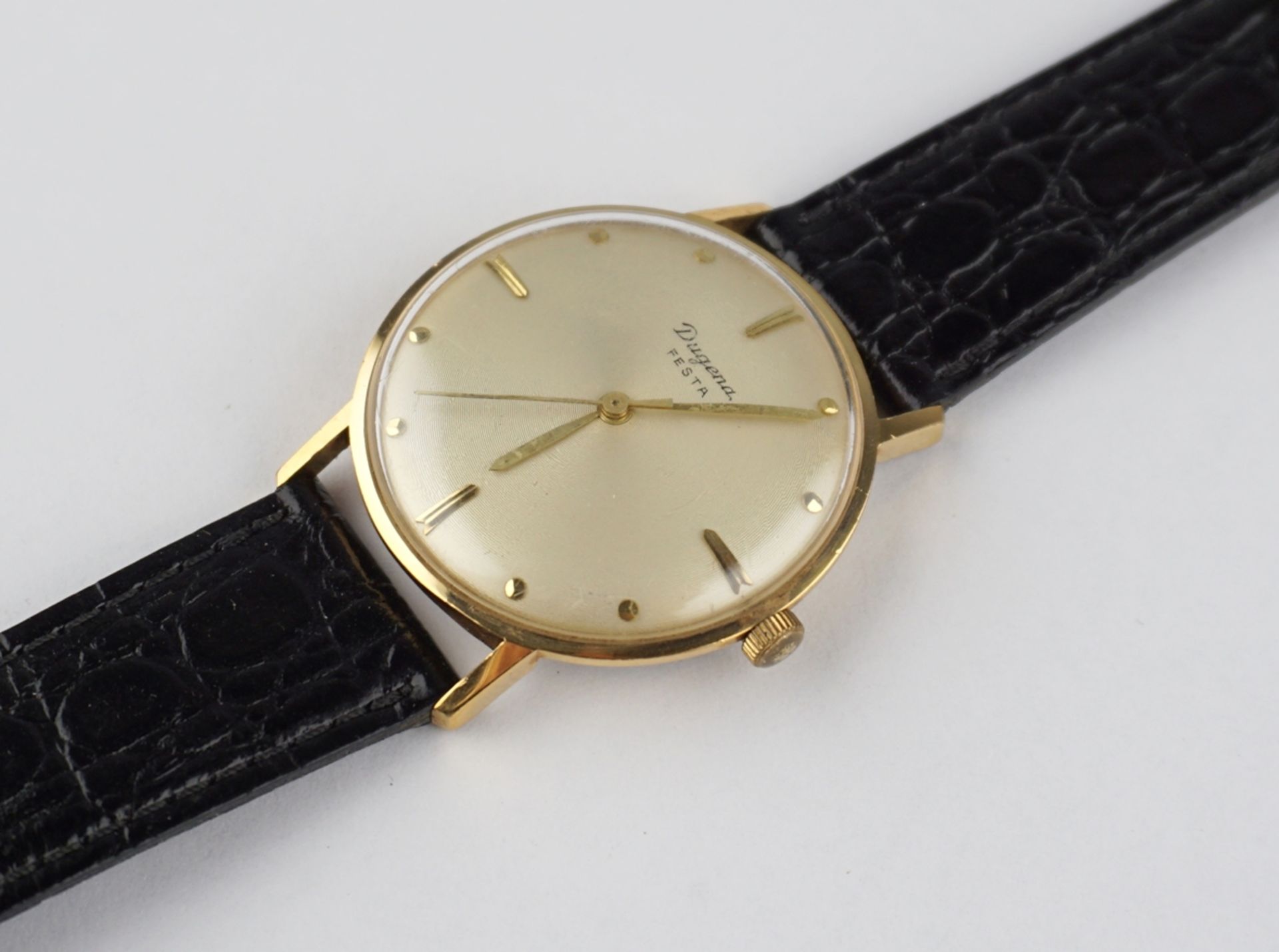klassische Armbanduhr Dugena Festa, 1960er Jahre - Image 3 of 4