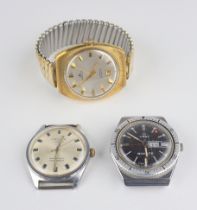 3 Armbanduhren Haller, Timex Q und Arctos, 1950er bis 1970er Jahre