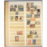 1 Album Briefmarken: Übersee, Kolonien, Kanada, USA, Australien...