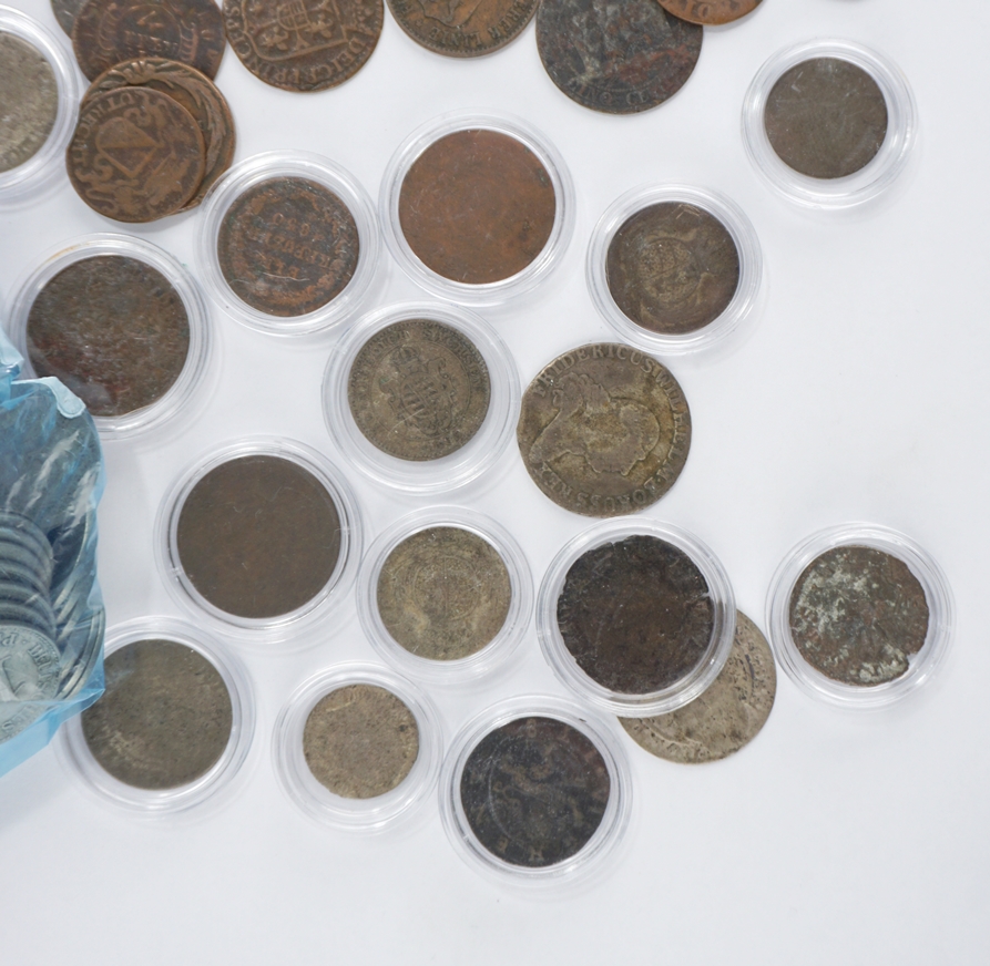 umfangreiches Konvolut Kleinmünzen, Alle Welt, von der Antike bis zur 1.Hälfte des 20.Jh., Gesamt-G - Image 5 of 9