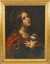 anonymer Kopist, "Die heilige Maria Magdalena", nach Carlo Dolci, um 1900, Öl/Lwd.