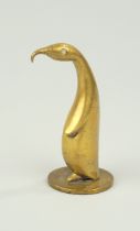 Werkstätte Karl Hagenauer Wien, Wien, stehender Pinguin, Messing, 1930er Jahre