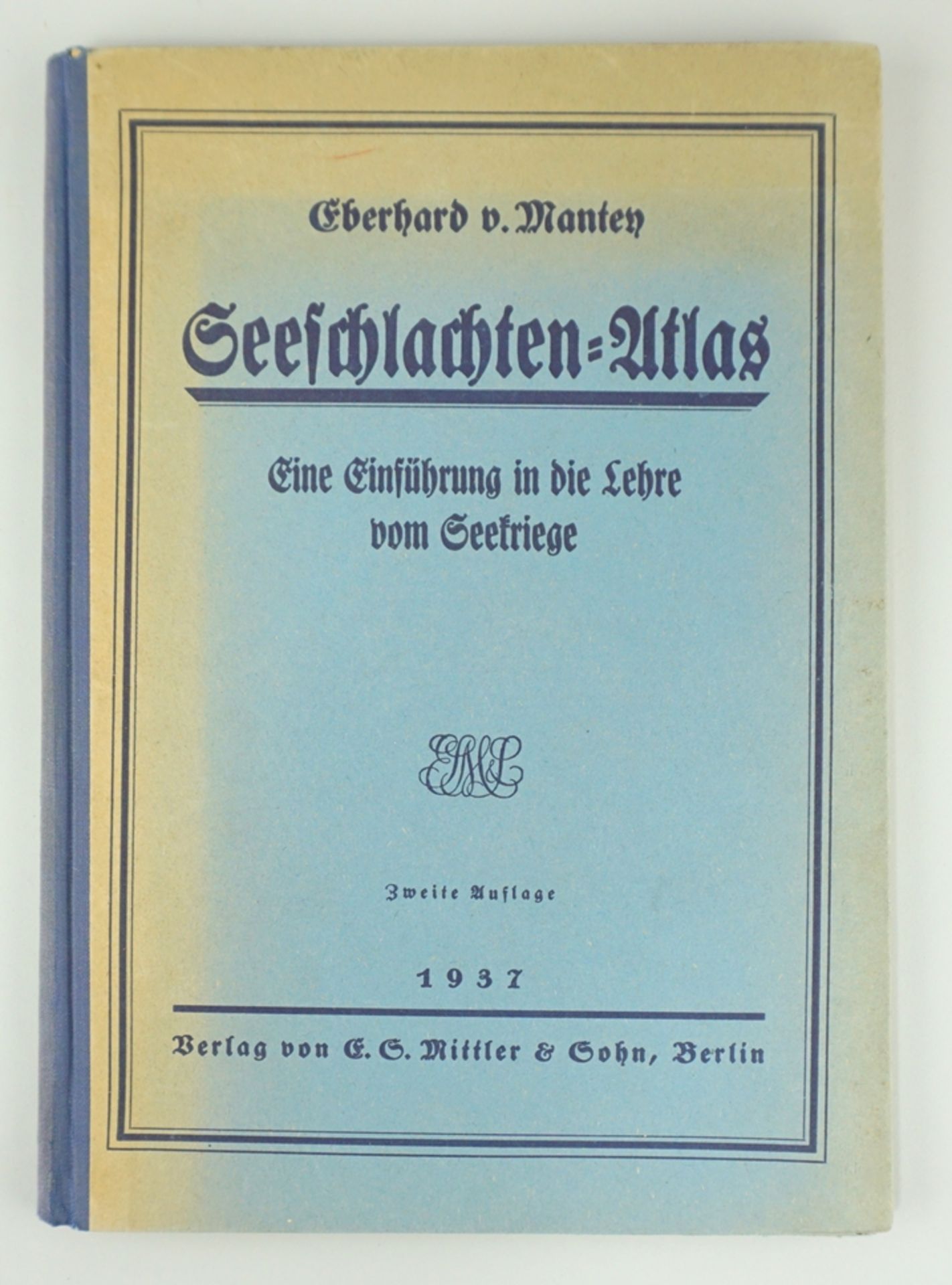 Leitfaden für den Dienstunterricht in der Reichsmarine, 1.Teil, 1930 und Seeschlachten-Atlas, 1937 - Bild 3 aus 4