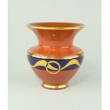 Vase mit Handmalerei, Königliche Majolika- und Terrakotta-Werkstatt Cadinen, um 1930