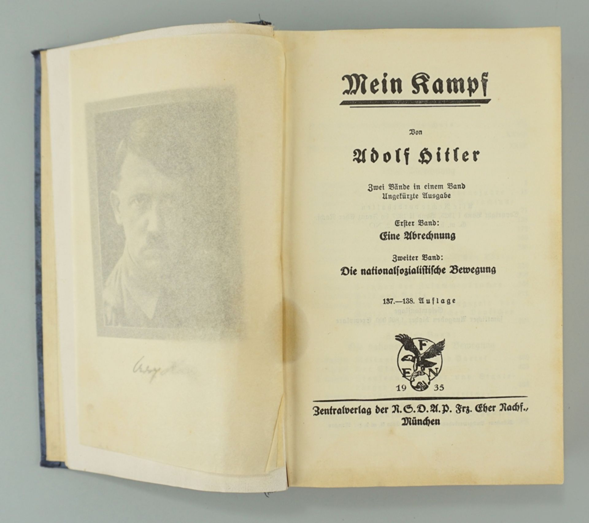 Adolf H.,  Mein Kampf, Volksausgabe von 1935