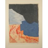 Serge Poliakoff (Moskau 1900 - 1969 Paris) "Composition rouge grise et noire" 1960