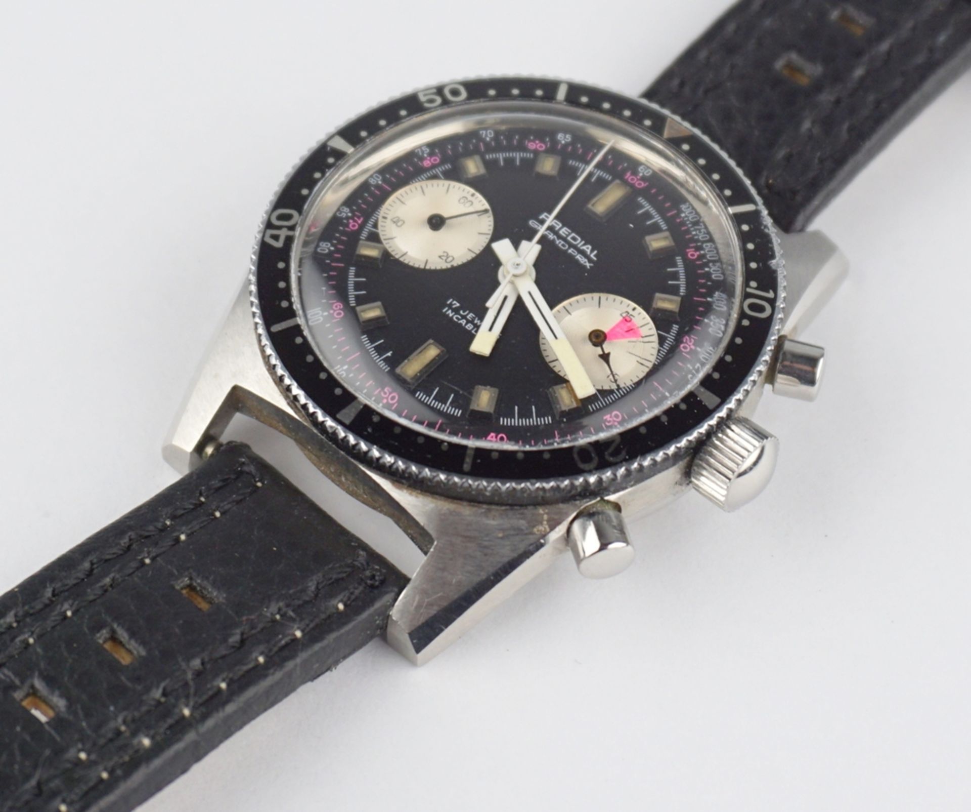 Armbanduhr Predial Grand Prix Chronograph, 1970er Jahre - Image 2 of 6