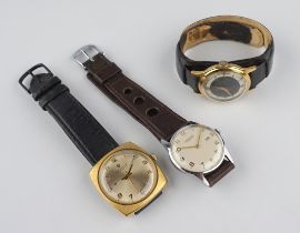 3 Armbanduhren Junghans, 2.Hälfte 20.Jh.