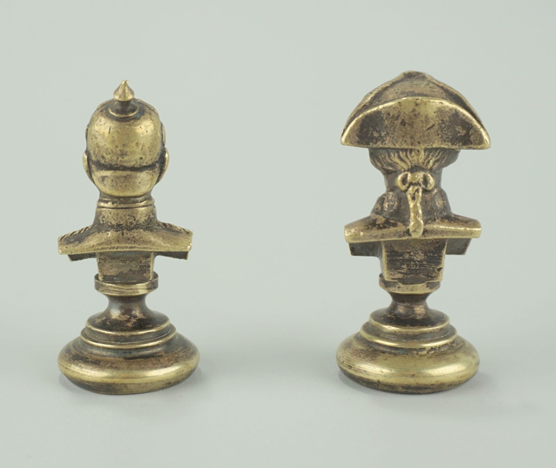 2 Miniaturbüsten: Wilhelm II und Friedrich der Große - Image 2 of 3