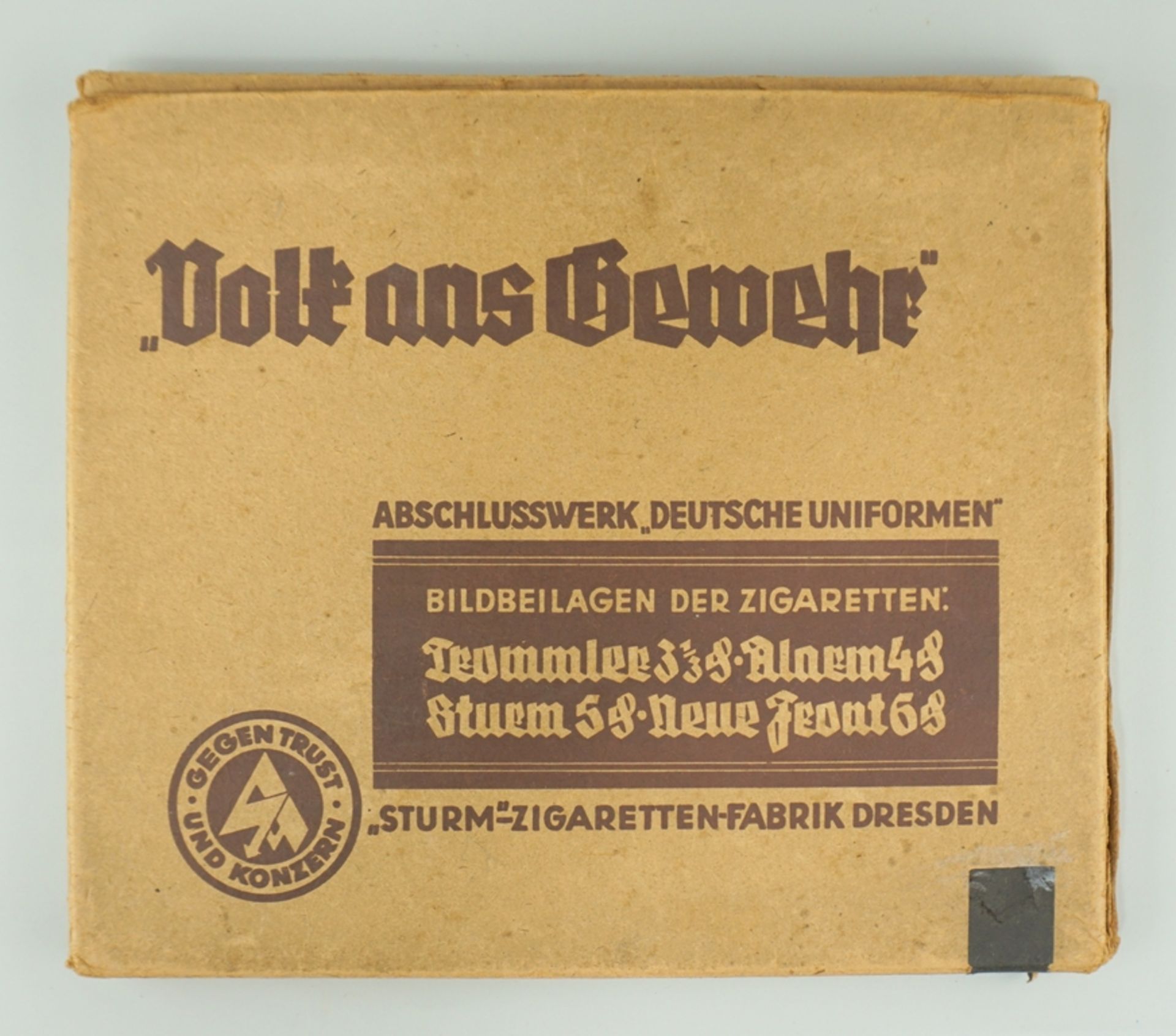"Volk ans Gewehr" Zigarettenbilderalbum, Sturm-Zigarettenfabrik Dresden, um 1935 (o.Jz.) - Bild 3 aus 3