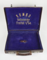Vertreter-Koffer "Rumbo Seifenwerke Freital i./Sa.", 1920er/1930er Jahre