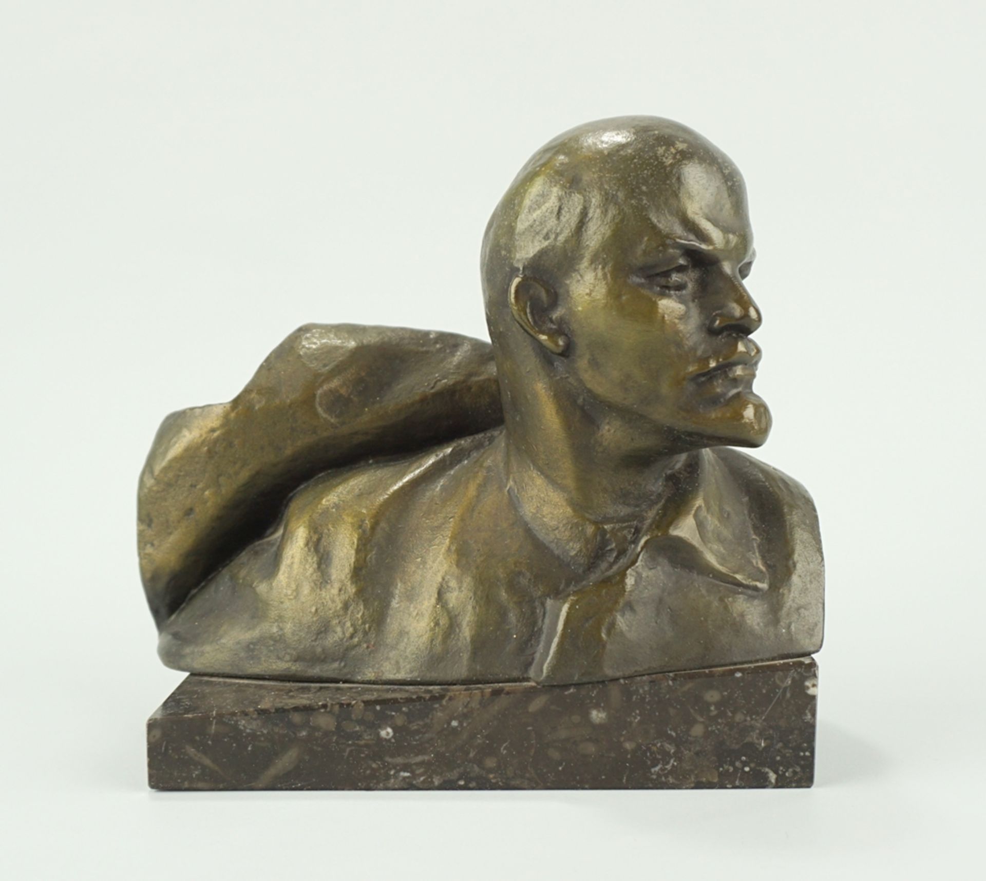 Plastik "Lenin", kyrillische Signatur, datiert 1962?