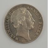 Doppelgulden, Mariensäule, Maximilian II, König von Bayern, 1855, 900er Silber