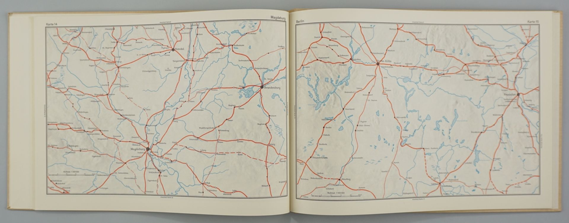 Friedrich Bruns / Hugo Weczerka: Hansische Handelsstrassen, Atlas, 1962 - Image 2 of 2