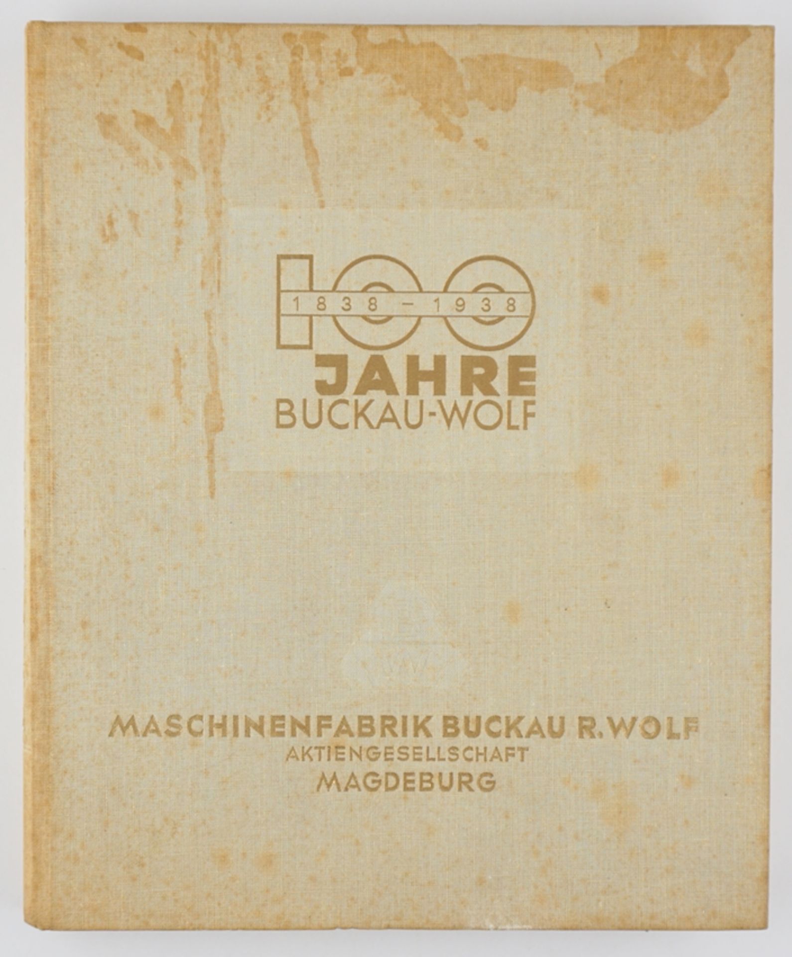 Taschenuhr, Maschinenfabrik Rudolf Wolf, Buckau, dazu Bildband von 1938 - Image 2 of 5