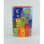 Vase, nach James Rizzi, Love in the Heart of the City, Goebel