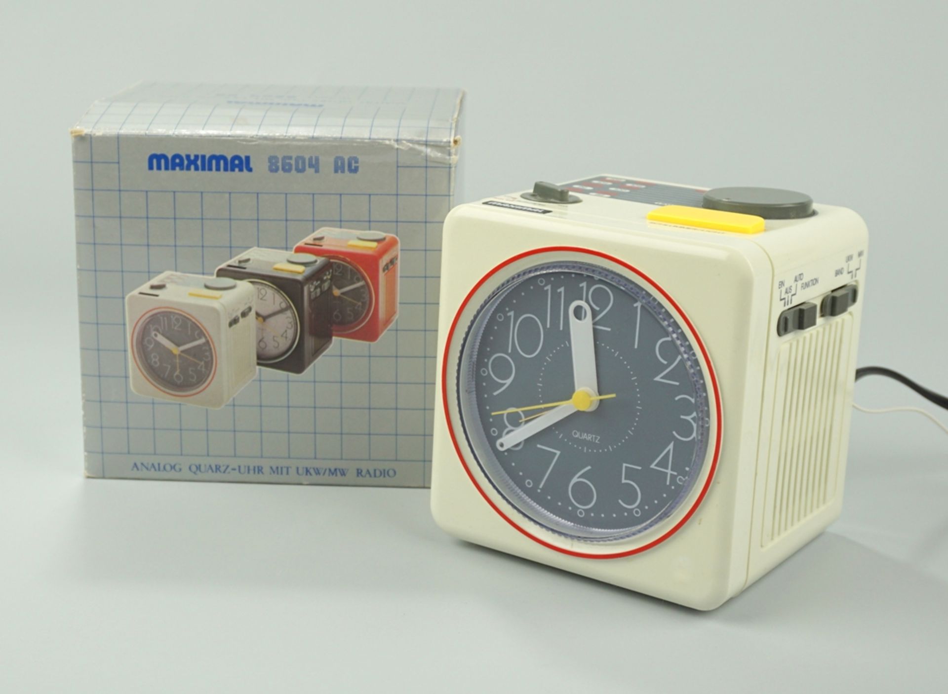 Wecker MAXIMAL 8604 AC, 1980er Jahre