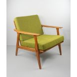 Sessel, sog. easy chair, Teakholz 1950er/1960er Jahre