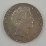 2 Gulden, Ludwig I, König von Bayern, 1848, 900er Silber