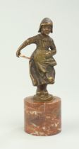 Mädchen, Bronze, signiert Kek, um 1920