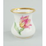 kleine Vase mit Tulpe, Meissen, Pfeifferzeit 1924-1934, I.Wahl