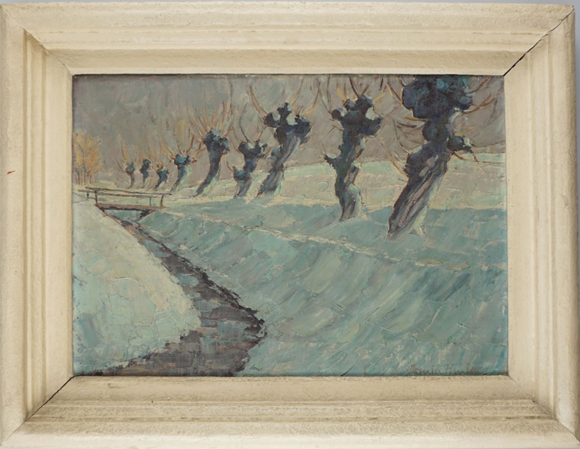 Armin Timler (1896-1976), "Alte Weiden auf dem Darß im Winter", nach 1950 - Image 2 of 4