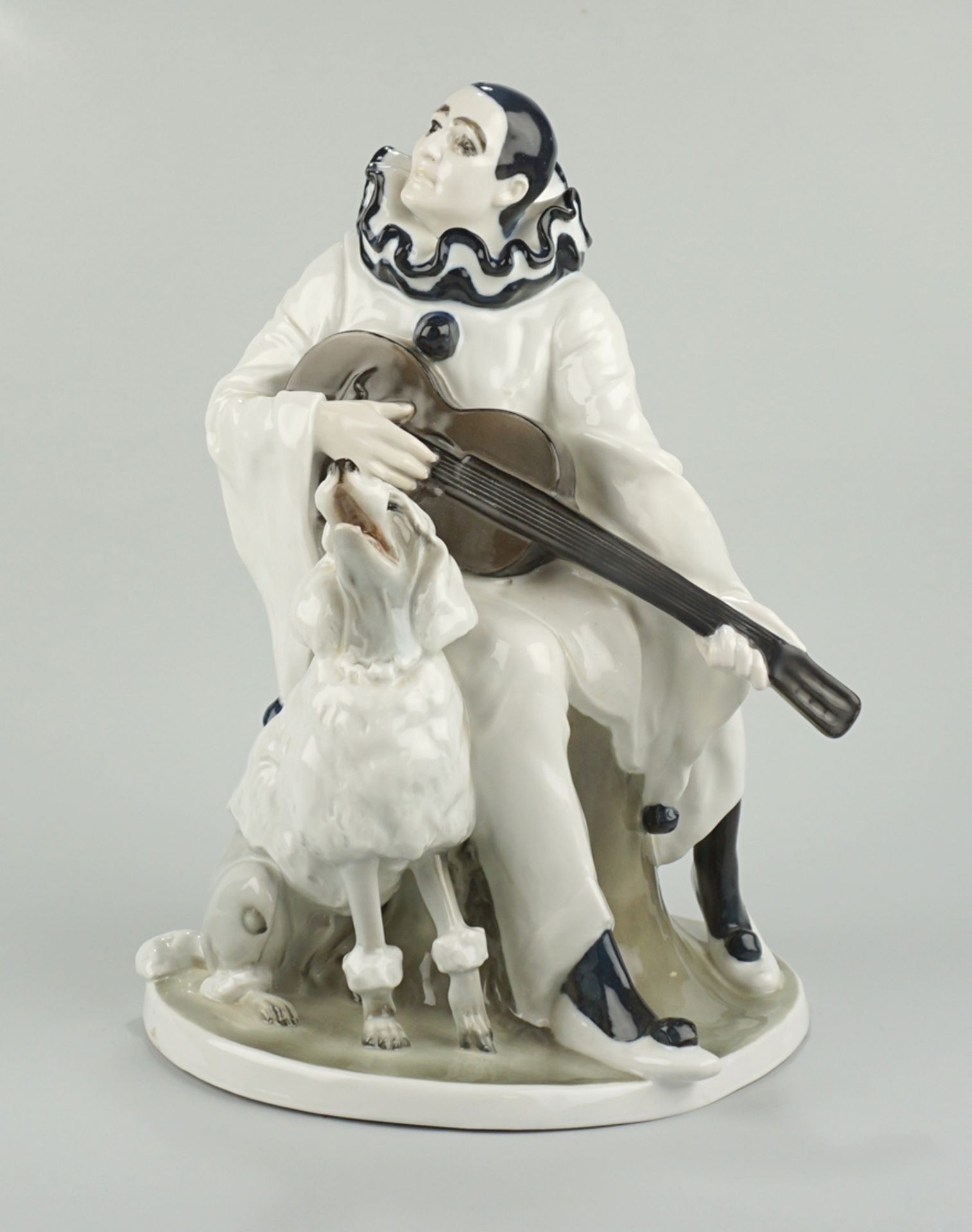 Figurengruppe "Duett", Entwurf Rudolf Marcuse für Rosenthal 1913, mit Kriegsmarke 1914/1918