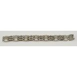 Armband, 835er Silber, Art déco