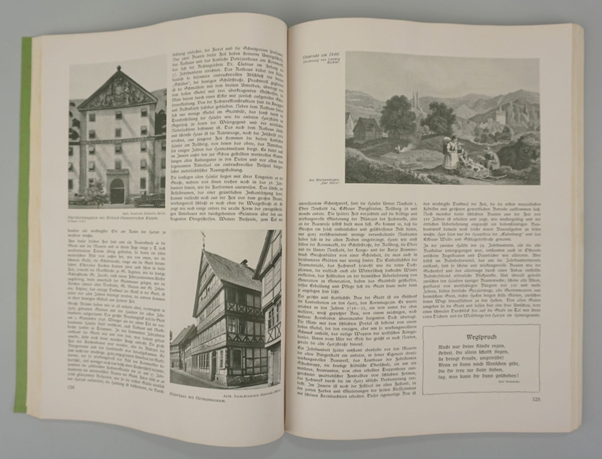 7 gebundene Jahrgänge der Heimatzeitschrift "Der Harz", 1925 bis 1929, 1934 und 1938 - Image 2 of 3