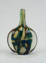 Lollipop-Vase "Sea & Sand", Mdina, Design Michael Harris, 1970er Jahre