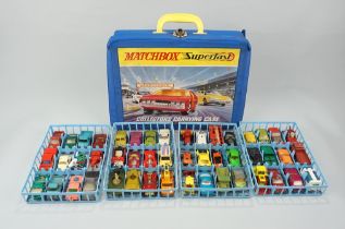 Konvolut von 48 Modellautos, Matchbox/ Lesney, im Koffer