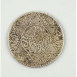 Marokko 5 Dirhams (1/2 Rial) 1917, Silber