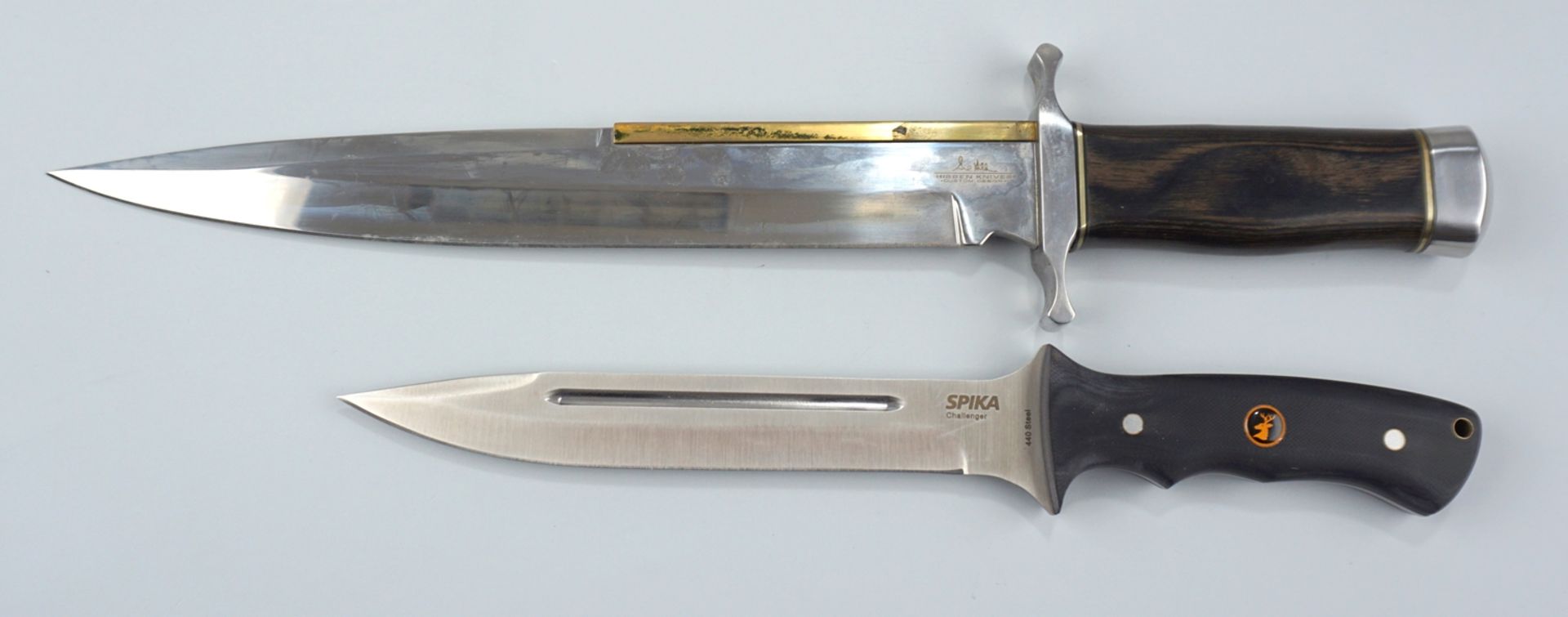 2 Jagdmesser Spika Challenger und Gil Hibben Knives