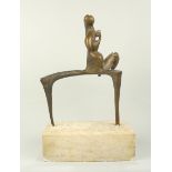 Ewald Brandt (1928 Hannover - 1983 ebd.), o.T., Bronze
