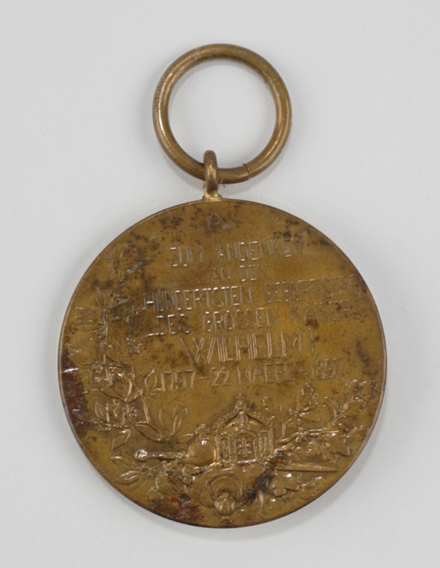 Zentenarmedaille, Wilhelm I, Dt.Kaiser und König von Preussen, 1897 - Image 2 of 2