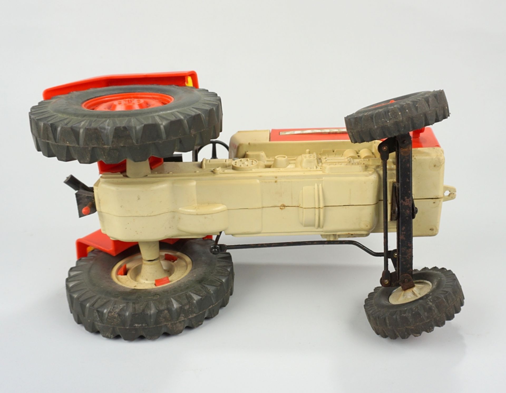 Traktor mit Hänger, Kunststoff, PIKO, Ende 1970er Jahre, DDR - Bild 2 aus 3