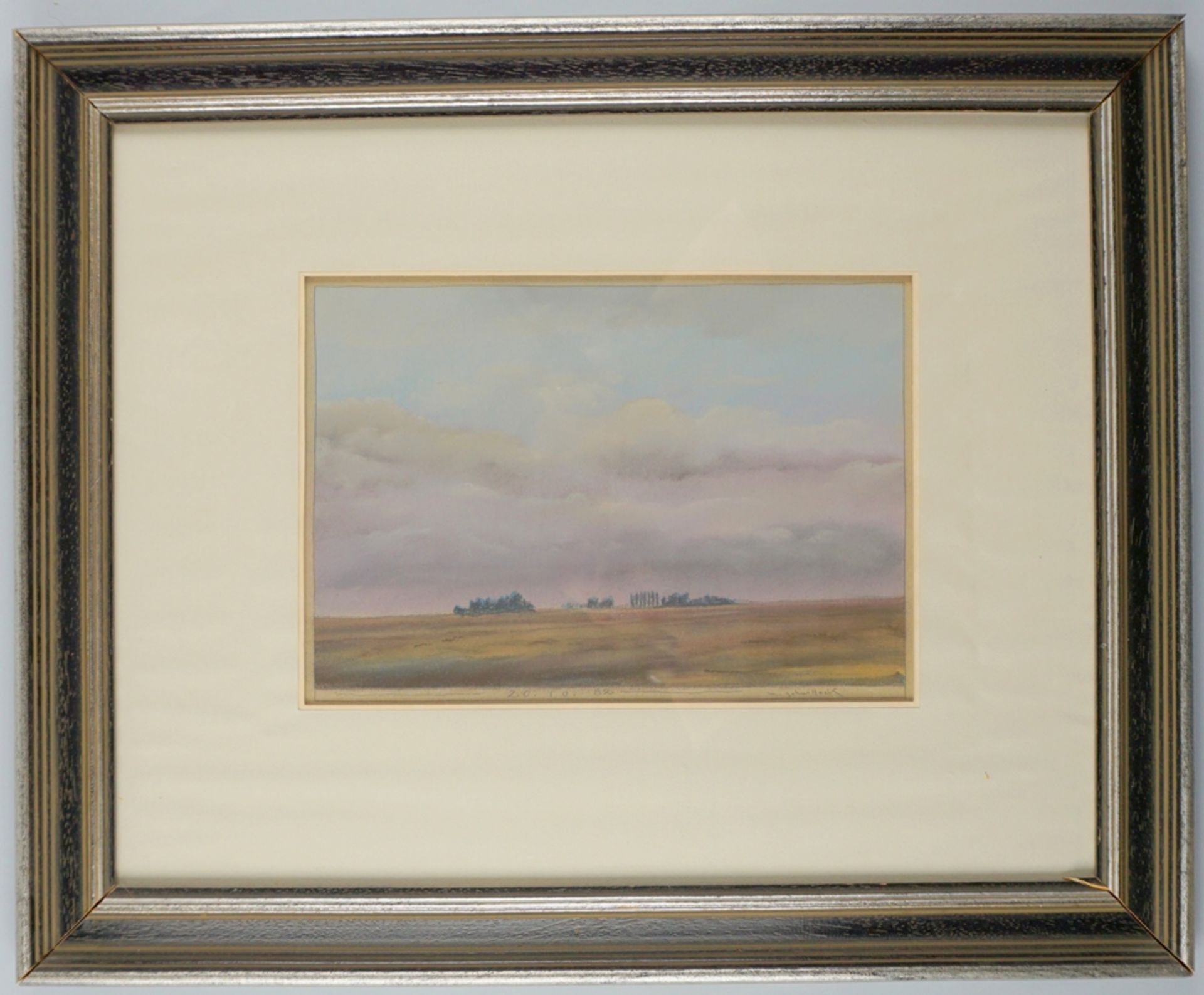 Manfred Konstantin Schwitteck, "Wolkige Landschaft", dat. 1982 - Bild 2 aus 3