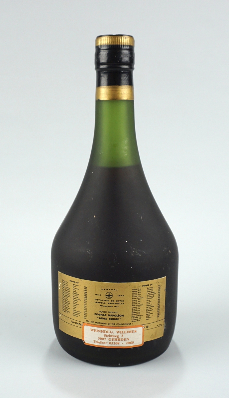 Cognac Napoléon, Aigle rouge "N", 70cl, 40% Vol, par Leopold Brugerolle - Image 2 of 2