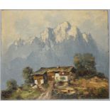 Heinrich Odenthal (1897-1963) "Berghütte", 1950er Jahre