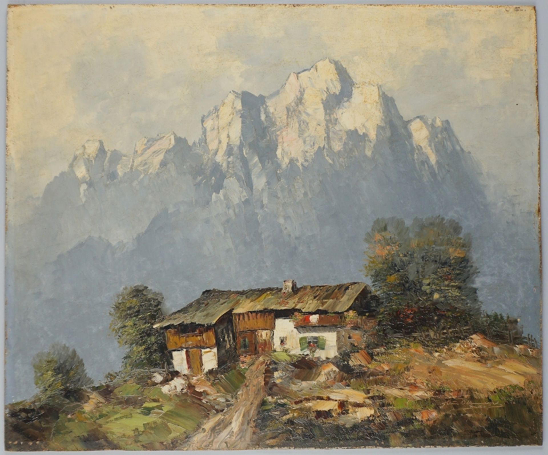 Heinrich Odenthal (1897-1963) "Berghütte", 1950er Jahre