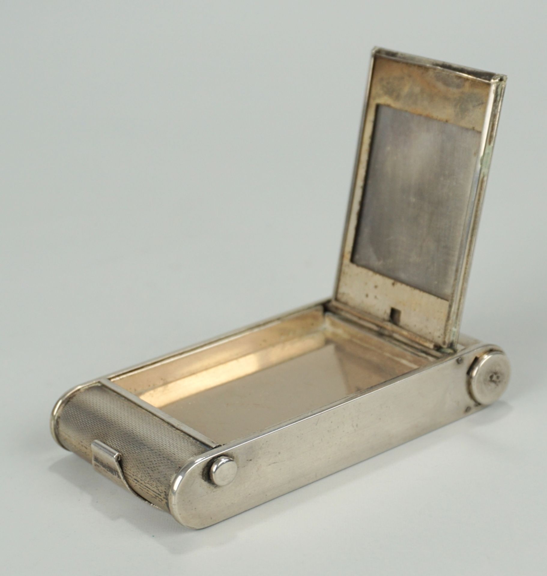 Patent-Zigarettenetui, 800er Silber, 1. Hälfte 20.Jh. - Image 3 of 3