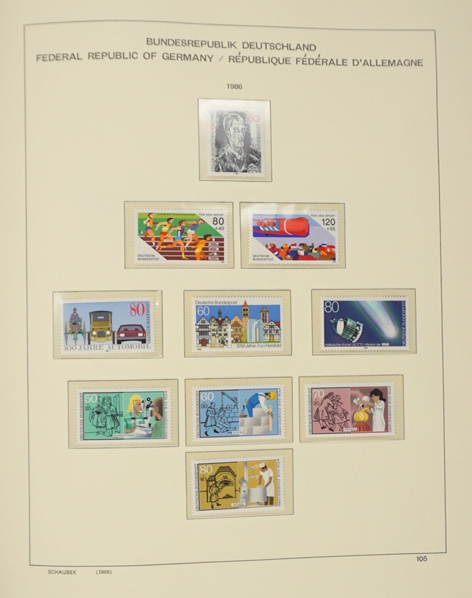 2 Alben Briefmarken BRD, Berlin West 1948-1984 - Bild 6 aus 6