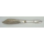 Kuchenmesser in Etui, Bruckmann, 800er Silber, um 1900