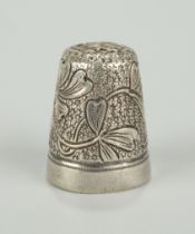 Fingerhut, 800er Silber, um 1900