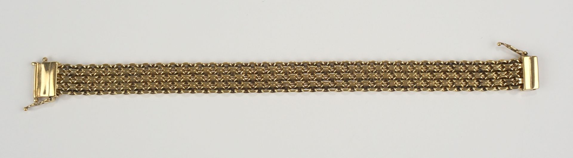 Geflechtsarmband, Doublé - Image 2 of 2
