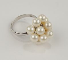Ring mit Perlen, 14K (585er Gold), Pacific Pearls, Hong Kong